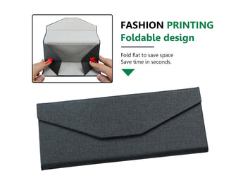 Premium Hard Shell Foldable Eyeglass Case