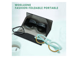 Premium Hard Shell Foldable Eyeglass Case