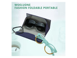 Premium Hard Shell Foldable Eyeglass Case