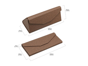 Premium Hard Shell Foldable Eyeglass Case