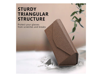 Premium Hard Shell Foldable Eyeglass Case