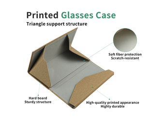 Premium Hard Shell Foldable Eyeglass Case