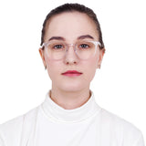 Plastic Oval Eyeglasses