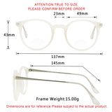 Gabriella Plastic Oval Eyeglasses