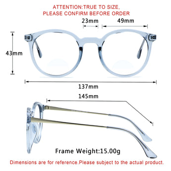 Gabriella Plastic Oval Eyeglasses