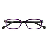 TR&Silica gel Rectangle Kid's Eyeglasses