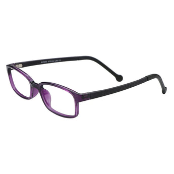 TR&Silica gel Rectangle Kid's Eyeglasses