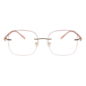 Metal Square Eyeglasses