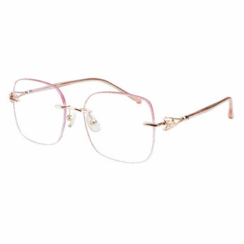 Metal Square Eyeglasses