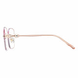 Metal Square Eyeglasses