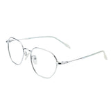Metal Oval Eyeglasses