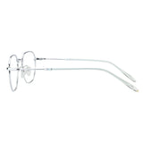 Metal Oval Eyeglasses