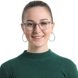 Plastic Oval Eyeglasses