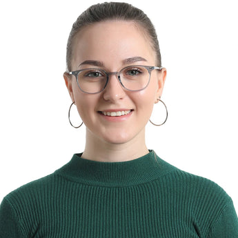 Plastic Oval Eyeglasses