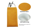 Portable Leather Eyeglasses Pouch Multi-purpose Pocket