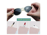 Portable Leather Eyeglasses Pouch Multi-purpose Pocket