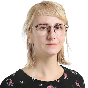 Metal Oval Eyeglasses
