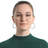 Plastic Oval Eyeglasses