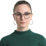 Plastic Oval Eyeglasses