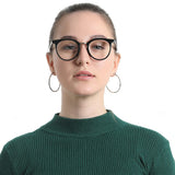 Plastic Oval Eyeglasses