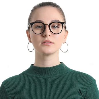 Plastic Oval Eyeglasses