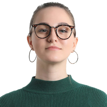 Plastic Oval Eyeglasses