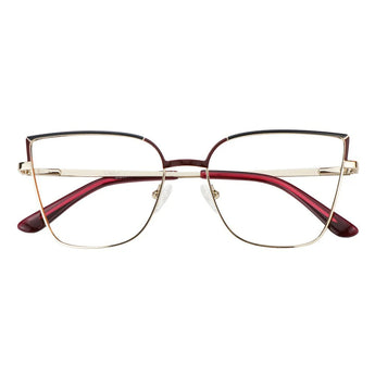 Metal Cat-Eye Eyeglasses