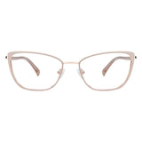 Metal Cat-Eye Eyeglasses