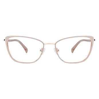 Metal Cat-Eye Eyeglasses