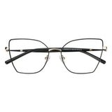 Metal Cat-Eye Eyeglasses