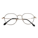 Metal Geometric Eyeglasses