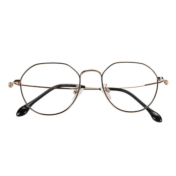 Metal Geometric Eyeglasses