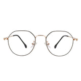 Metal Geometric Eyeglasses