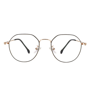 Metal Geometric Eyeglasses