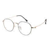 Metal Geometric Eyeglasses