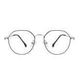 Metal Geometric Eyeglasses