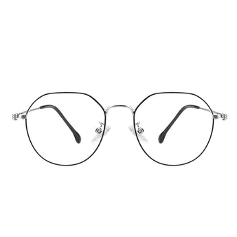 Metal Geometric Eyeglasses