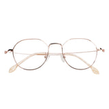 Metal Geometric Eyeglasses
