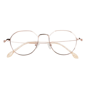 Metal Geometric Eyeglasses