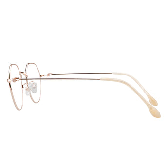 Metal Geometric Eyeglasses