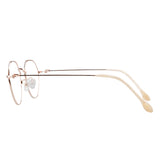 Metal Geometric Eyeglasses