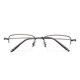 Metal Rectangular Eyeglasses