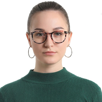 Plastic Oval Eyeglasses