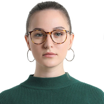 Plastic Oval Eyeglasses
