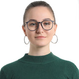 Plastic Oval Eyeglasses