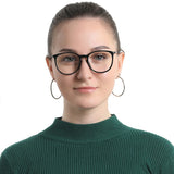 Plastic Oval Eyeglasses