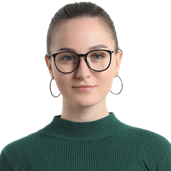Plastic Oval Eyeglasses