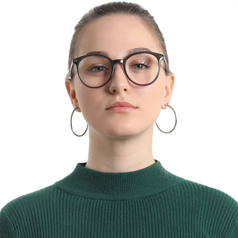 Plastic Oval Eyeglasses