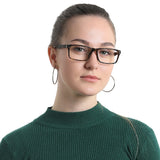 Plastic Rectangle Eyeglasses