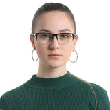 Plastic Rectangle Eyeglasses